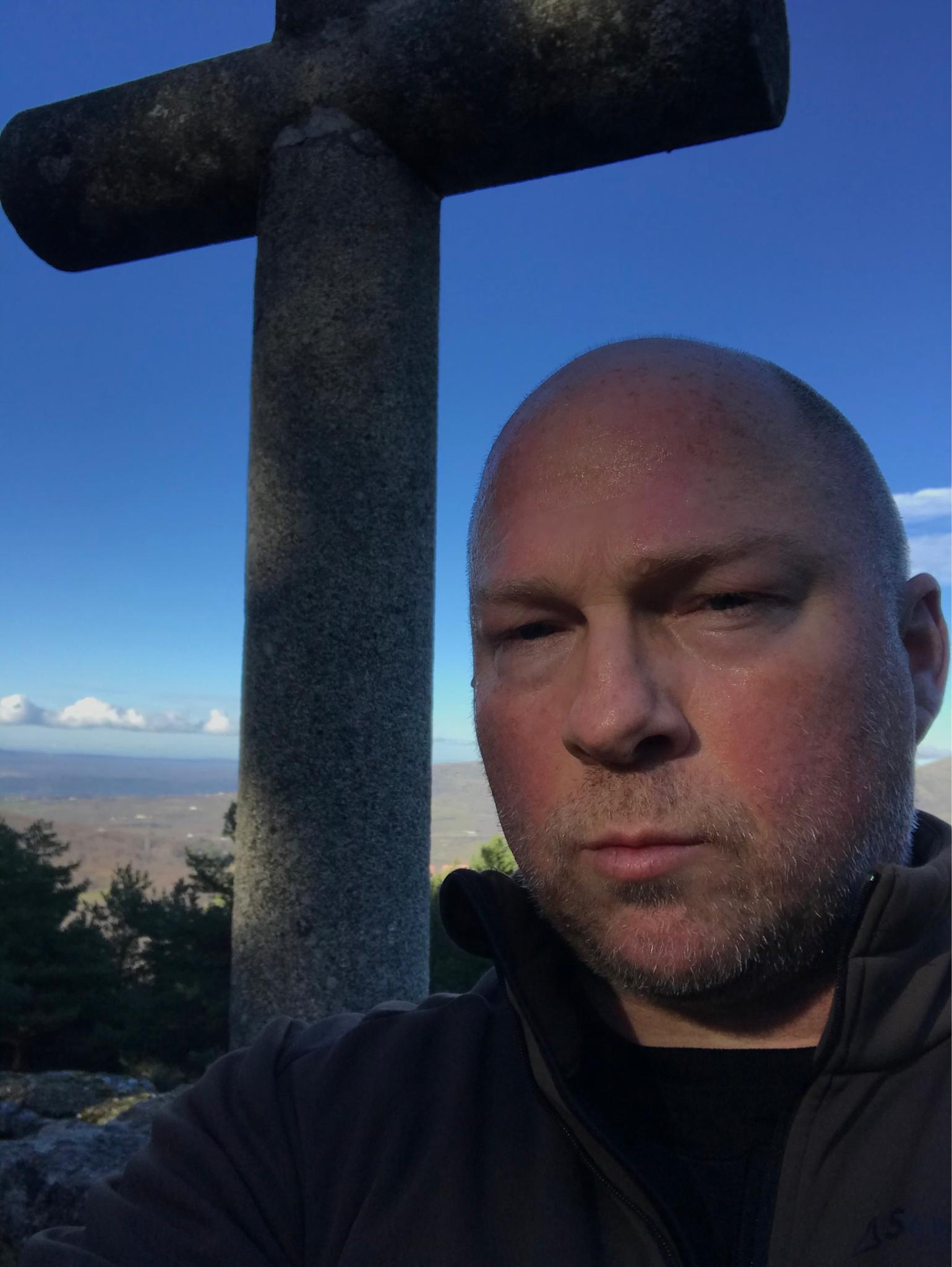 Ruben at Cruz del Herrerito, Candelario